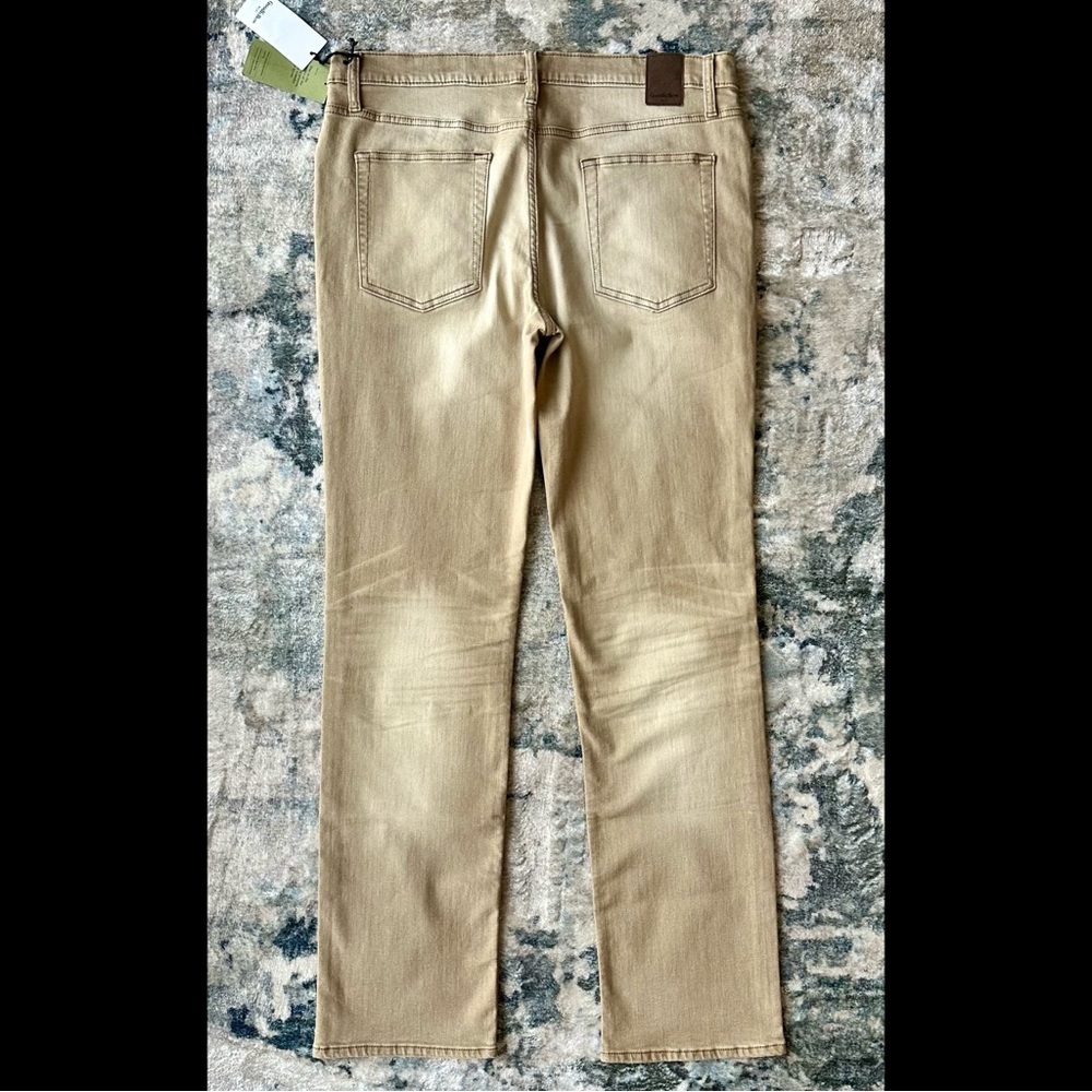Goodfellow & Co Men's Slim Straight Jeans in Tan - Picture 2 of 3